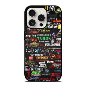 ALL GAMES LOGO CROSSOVER iPhone 15 Pro Case Cover
