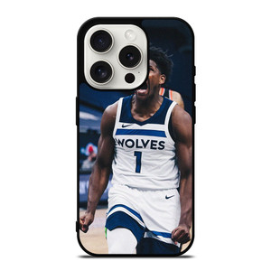 ANTHONY EDWARDS MINNESOTA TIMBERWOLVES NBA iPhone 15 Pro Case Cover
