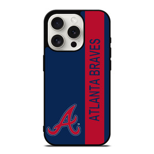 ATLANTA BRAVES BASEBALL STRIPE SYMBOL iPhone 15 Pro Case Cover