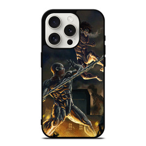 ATTACK ON TITAN VS WARHAMMER TITAN iPhone 15 Pro Case Cover ATTACK ON TITAN VS WARHAMMER TITAN iPhone 15 Pro Case Cover
