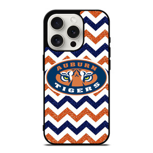AUBURN TIGERS FOOTBALL STRIPE LOGO iPhone 15 Pro Case Cover