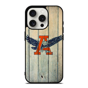 AUBURN TIGERS WOOD LOGO iPhone 15 Pro Case Cover