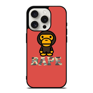 BAPE BABY MILO PINK iPhone 15 Pro Case Cover