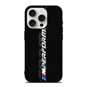 BMW M PERFORMANCES VERTICAL LOGO iPhone 15 Pro Case Cover BMW M PERFORMANCES VERTICAL LOGO iPhone 15 Pro Case Cover