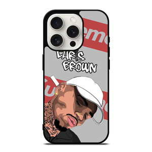 CHRIS BROWN CARTOON SUPREME iPhone 15 Pro Case Cover CHRIS BROWN CARTOON SUPREME iPhone 15 Pro Case Cover