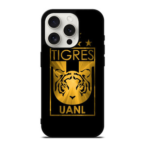 CLUB FOOTBALL TIGRES UANL GOLD iPhone 15 Pro Case Cover