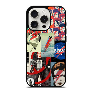 DAVID BOWIE ART COLLAGE iPhone 15 Pro Case Cover
