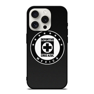 DEPORTIVO CRUZ AZUL MEXICO BLACK LOGO iPhone 15 Pro Case Cover