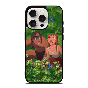 DISNEY TARZAN AND JANE CARTOON 2 iPhone 15 Pro Case Cover