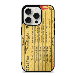 DISNEY WORLD TICKET iPhone 15 Pro Case Cover DISNEY WORLD TICKET iPhone 15 Pro Case Cover