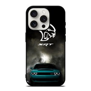 DODGE CHALLENGER SRT CAR EMBLEM iPhone 15 Pro Case Cover DODGE CHALLENGER SRT CAR EMBLEM iPhone 15 Pro Case Cover