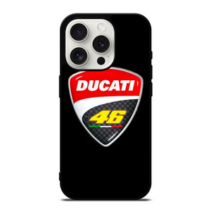 DUCATI VR 46 EMBLEM iPhone 15 Pro Case Cover DUCATI VR 46 EMBLEM iPhone 15 Pro Case Cover