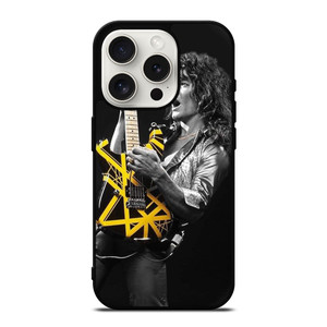 EDDIE VAN HALEN YELLOW GUITAR iPhone 15 Pro Case Cover EDDIE VAN HALEN YELLOW GUITAR iPhone 15 Pro Case Cover