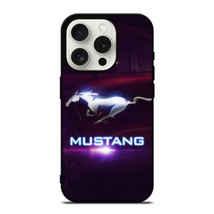 FORD MUSTANG LOGO METAL EMBLEM iPhone 15 Pro Case Cover FORD MUSTANG LOGO METAL EMBLEM iPhone 15 Pro Case Cover