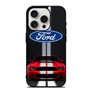 FORD MUSTANG RED CAR iPhone 15 Pro Case Cover FORD MUSTANG RED CAR iPhone 15 Pro Case Cover