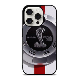 FORD MUSTANG SHELBY GT 500 STRIPE EMBLEM iPhone 15 Pro Case Cover