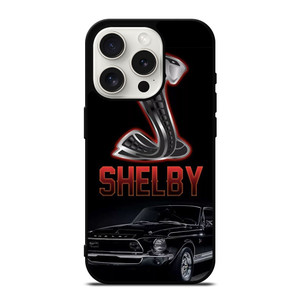 FORD MUSTANG SHELBY VINTAGE EMBLEM iPhone 15 Pro Case Cover FORD MUSTANG SHELBY VINTAGE EMBLEM iPhone 15 Pro Case Cover