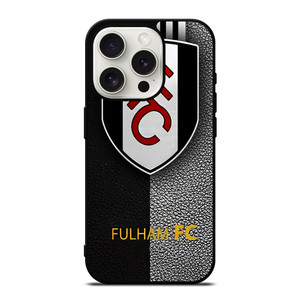 FULHAM FC LEATHER LOGO iPhone 15 Pro Case Cover FULHAM FC LEATHER LOGO iPhone 15 Pro Case Cover