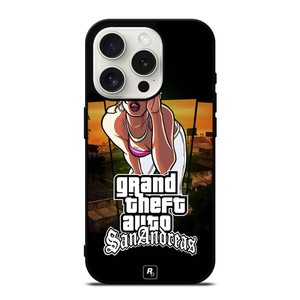 GTA GRAND THEFT AUTO SAN ANDREAS ROCHELLE iPhone 15 Pro Case Cover