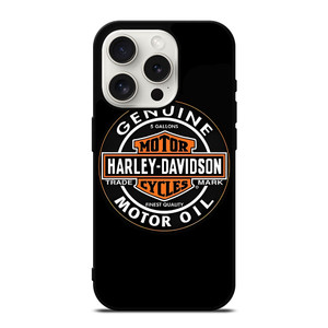 HARLEY DAVIDSON MOTOR OIL BADGE iPhone 15 Pro Case Cover HARLEY DAVIDSON MOTOR OIL BADGE iPhone 15 Pro Case Cover