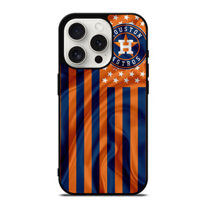 HOUSTON ASTROS MLB USA FLAG iPhone 15 Pro Case Cover
