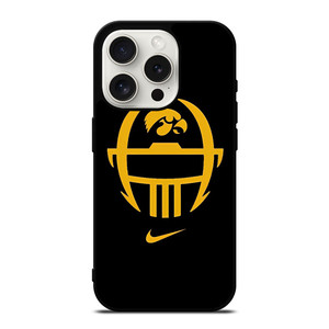 IOWA HAWKEYES FOOTBALL SYMBOL NIKE iPhone 15 Pro Case Cover IOWA HAWKEYES FOOTBALL SYMBOL NIKE iPhone 15 Pro Case Cover