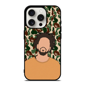 J COLE RAPPER BAPE CAMO iPhone 15 Pro Case Cover J COLE RAPPER BAPE CAMO iPhone 15 Pro Case Cover