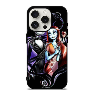 JACK SKELLINGTON AND SALLY NIGHTMARE BEFORE CHRISTMAS iPhone 15 Pro Case Cover JACK SKELLINGTON AND SALLY NIGHTMARE BEFORE CHRISTMAS iPhone 15 Pro Case Cover