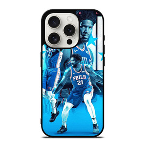 JOEL EMBIID PHILADELPHIA SIXERS ART iPhone 15 Pro Case Cover JOEL EMBIID PHILADELPHIA SIXERS ART iPhone 15 Pro Case Cover