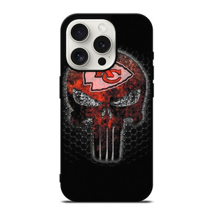 KANSAS CITY CHIEF PUNISHER SKULL LOGO iPhone 15 Pro Case Cover KANSAS CITY CHIEF PUNISHER SKULL LOGO iPhone 15 Pro Case Cover