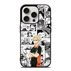 KEI TSUKISHIMA HAIKYUU ANIME COLLAGE iPhone 15 Pro Case Cover