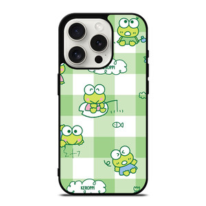 KEROPPI CARTOON TARTAN PATTERN iPhone 15 Pro Case Cover