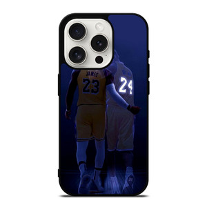 KOBE BRYANT LEBRON JAMES LA LAKERS iPhone 15 Pro Case Cover KOBE BRYANT LEBRON JAMES LA LAKERS iPhone 15 Pro Case Cover