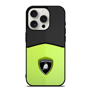 LAMBORGHINI GREEN EMBLEM iPhone 15 Pro Case Cover