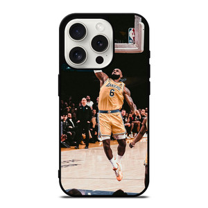 LEBRON JAMES 6 LA LAKERS DUNK iPhone 15 Pro Case Cover