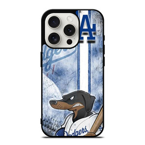 LOS ANGELES BASEBALL DOG MASCOT iPhone 15 Pro Case Cover LOS ANGELES BASEBALL DOG MASCOT iPhone 15 Pro Case Cover