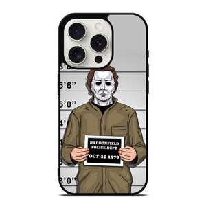 MICHAEL MYERS HALLOWEEN MUGSHOT iPhone 15 Pro Case Cover MICHAEL MYERS HALLOWEEN MUGSHOT iPhone 15 Pro Case Cover
