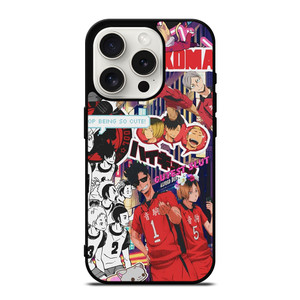 NEKOMA HIGH HAIKYUU COLLAGE iPhone 15 Pro Case Cover NEKOMA HIGH HAIKYUU COLLAGE iPhone 15 Pro Case Cover