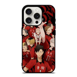 NEKOMA HIGH HAIKYUU VOLLEYBALL TEAM iPhone 15 Pro Case Cover NEKOMA HIGH HAIKYUU VOLLEYBALL TEAM iPhone 15 Pro Case Cover