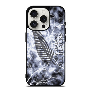 NEW ZEALAND ALL BLACK LIGHTNING LOGO iPhone 15 Pro Case Cover NEW ZEALAND ALL BLACK LIGHTNING LOGO iPhone 15 Pro Case Cover