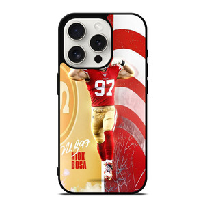 NICK BOSA SAN FRANCISCO 49ERS FOOTBALL iPhone 15 Pro Case Cover NICK BOSA SAN FRANCISCO 49ERS FOOTBALL iPhone 15 Pro Case Cover
