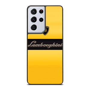 LAMBORGHINI YELLOW LOGO  Samsung Galaxy S21 Ultra Case Cover