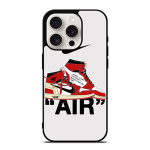 NIKE AIR JORDAN HIGH OFF WHITE iPhone 15 Pro Case Cover NIKE AIR JORDAN HIGH OFF WHITE iPhone 15 Pro Case Cover