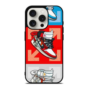 NIKE AIR JORDAN OFF WHITE SNEAKERS VECTOR iPhone 15 Pro Case Cover NIKE AIR JORDAN OFF WHITE SNEAKERS VECTOR iPhone 15 Pro Case Cover