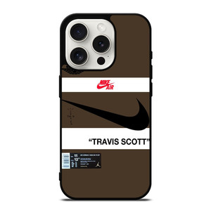 NIKE AIR JORDAN TRAVIS SCOTT BROWN iPhone 15 Pro Case Cover NIKE AIR JORDAN TRAVIS SCOTT BROWN iPhone 15 Pro Case Cover
