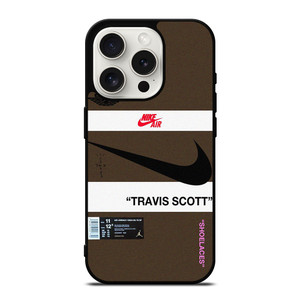 NIKE AIR TRAVIS SCOTT LOGO iPhone 15 Pro Case Cover NIKE AIR TRAVIS SCOTT LOGO iPhone 15 Pro Case Cover