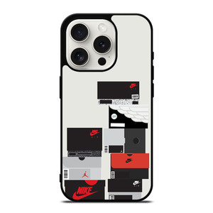 NIKE SNEAKERS BOXES COLLECTION iPhone 15 Pro Case Cover NIKE SNEAKERS BOXES COLLECTION iPhone 15 Pro Case Cover