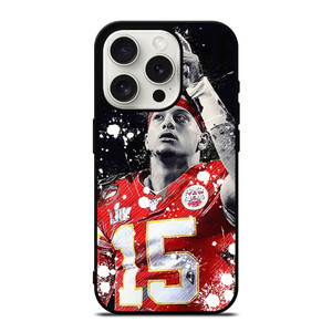 PATRICK MAHOMES KANSAS CITY CHIEF ART iPhone 15 Pro Case Cover PATRICK MAHOMES KANSAS CITY CHIEF ART iPhone 15 Pro Case Cover