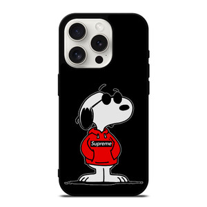 PEANUTS SNOOPY DOG SUPREME iPhone 15 Pro Case Cover PEANUTS SNOOPY DOG SUPREME iPhone 15 Pro Case Cover