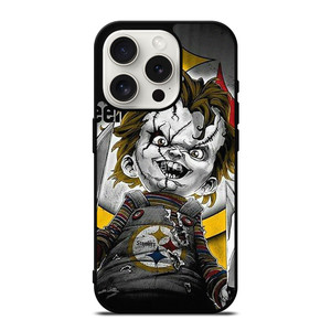 PITTSBURGH STEELERS CHUCKY DOLL iPhone 15 Pro Case Cover PITTSBURGH STEELERS CHUCKY DOLL iPhone 15 Pro Case Cover